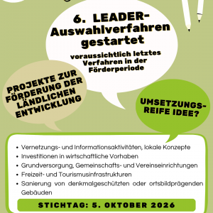 Aufruf Leaderförderung                                         Quelle: fläminghavel e.V.